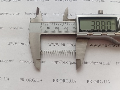 Пружина стиснення 0,5 х 5,4 х 38 (Артикул: A1005)