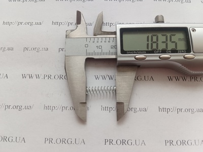Пружина стиснення 0,5 х 5,4 х 18 (Артикул: A1006)