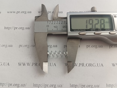 Пружина стиснення 0,5 х 7 х 19 (Артикул: A1011)