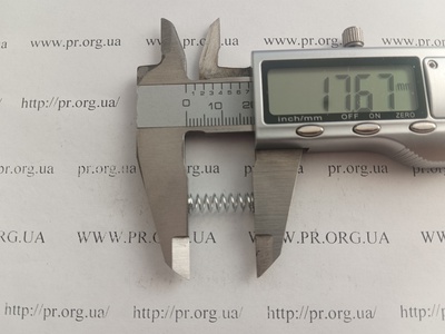 Пружина стиснення 0,5 х 5,5 х 17 (Артикул: A1012)