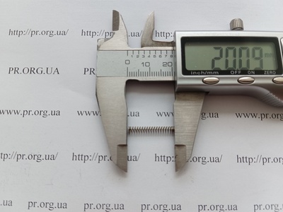Пружина сжатия 0,4 х 3 х 20 (Артикул: A1021)