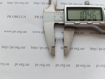 Пружина сжатия 0,4 х 5 х 10 (Артикул: A1024)