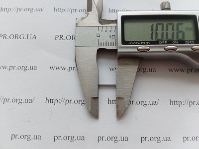 Пружина сжатия 0,3 х 2 х 10 (Артикул: A1029)