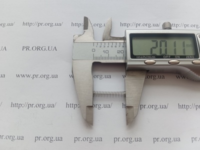 Пружина сжатия 0,3 х 4 х 20 (Артикул: A1036)