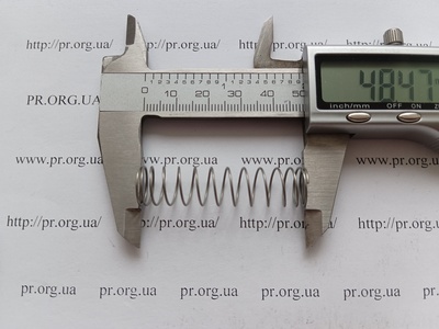 Пружина сжатия 0,7 х 11,8 х 48 (Артикул: A1041)