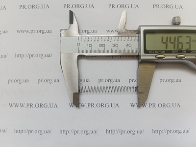 Пружина сжатия 0,3 х 5 х 44,5 (Артикул: A1051)