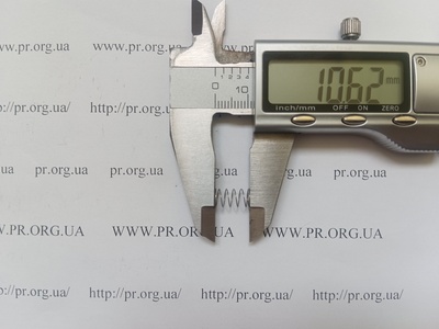 Пружина сжатия 0,3 х 6 х 10,5 (Артикул: A1053)