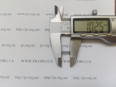 Пружина сжатия 0,4 х 4 х 10 (Артикул: A1060)