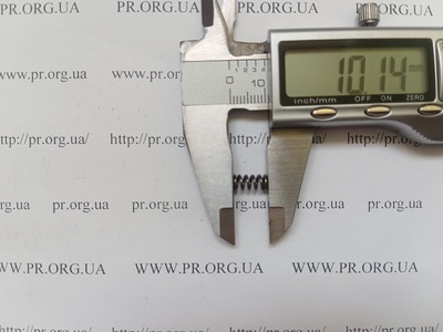 Пружина сжатия 0,8 х 5 х 10 (Артикул: A1076)