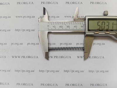 Пружина сжатия 0,8 х 5 х 47 (Артикул: A1077)
