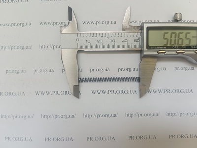 Пружина сжатия 0,8 х 4 х 50,5 (Артикул: A1079)