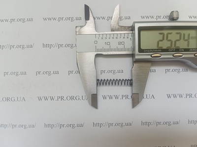 Пружина сжатия 0,7 х 5 х 25 (Артикул: A1081)