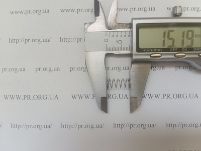 Пружина сжатия 0,4 х 6,7 х 15 (Артикул: A1086)