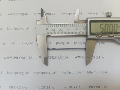 Пружина сжатия 0,4 х 3 х 50 (Артикул: A1087)