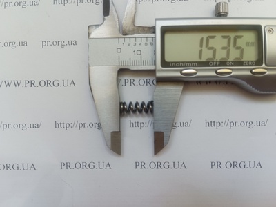 Пружина сжатия 1,2 х 6 х 15 (Артикул: A1095)