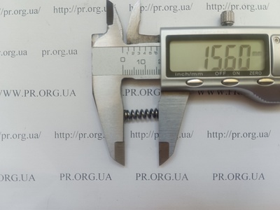 Пружина сжатия 1 х 5 х 15,5 (Артикул: A1096)