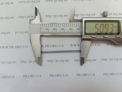 Пружина сжатия 0,4 х 3 х 51 (Артикул: A1106)