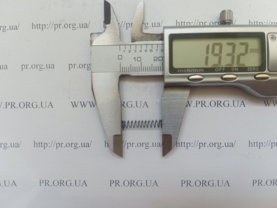 Пружина сжатия 0,4 х 4 х 19 (Артикул: A1107)