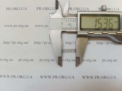 Пружина сжатия 0,3 х 4 х 15,2 (Артикул: A1114)
