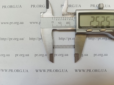 Пружина сжатия 0,3 х 4 х 25 (Артикул: A1116)