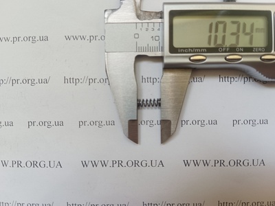 Пружина сжатия 0,5 х 4 х 10 (Артикул: A1120)