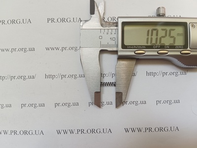 Пружина сжатия 0,5 х 3 х 10 (Артикул: A1124)