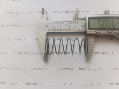 Пружина сжатия 1,2 х 21,5 х 50 (Артикул: A1133)