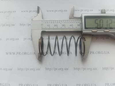 Пружина сжатия 1,5 х 24,5 х 50 (Артикул: A1135)