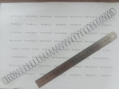 Пружина стиснення 0,8 х 17,6 х 300 (Артикул: A1137)