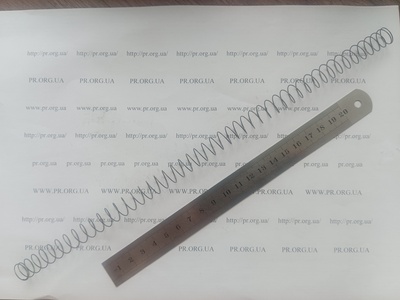 Пружина стиснення 0,6 х 12,8 х 300 (Артикул: A1143)