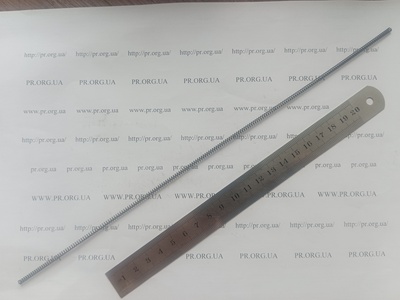 Пружина стиснення 0,6 х 3 х 300 (Артикул: A1144)