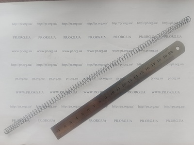 Пружина стиснення 0,5 х 8 х 300 (Артикул: A1145)