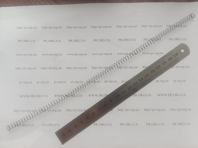 Пружина стиснення 0,4 х 7 х 300 (Артикул: A1146)
