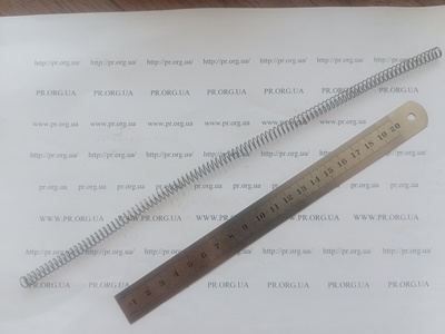 Пружина сжатия 0,6 х 7 х 300 (Артикул: A1151)
