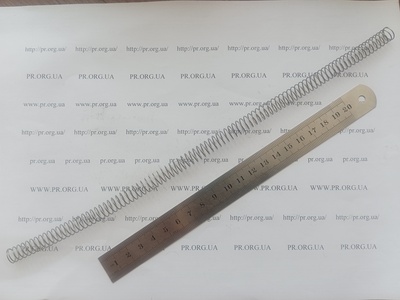 Пружина стиснення 0,6 х 10 х 300 (Артикул: A1152)