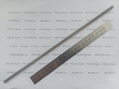Пружина стиснення 1 х 6 х 300 (Артикул: A1154)