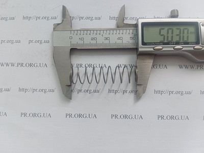 Пружина сжатия 0,8 х 13,7 х 50 (Артикул: A1155)