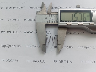 Пружина стиснення 0,7 х 12 х 15,5 (Артикул: A1156)