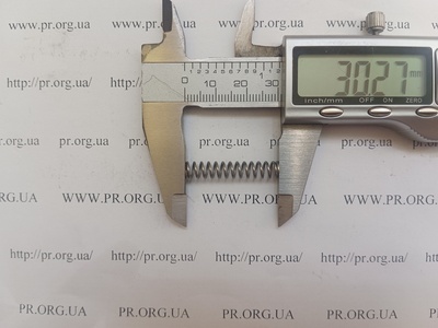 Пружина сжатия 0,8 х 6 х 30 (Артикул: A1161)