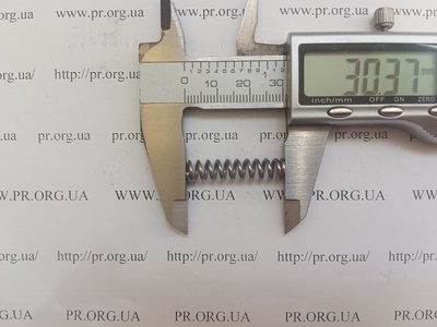 Пружина сжатия 1,2 х 7 х 30 (Артикул: A1163)