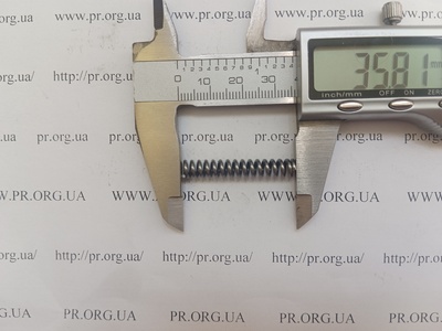 Пружина сжатия 1,2 х 6 х 35,5 (Артикул: A1165)