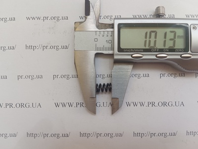 Пружина сжатия 1 х 6 х 10 (Артикул: A1166)