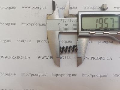 Пружина сжатия 1,5 х 8 х 19,5 (Артикул: A1168)