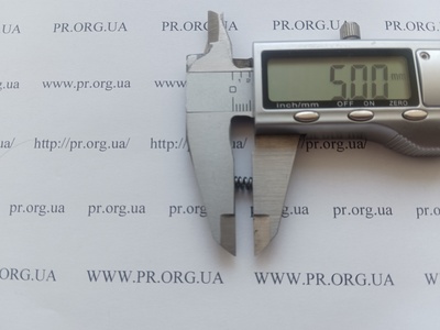 Пружина сжатия 0,8 х 4 х 5 (Артикул: A1174)