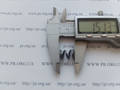 Пружина стиснення 2 х 10 х 15 (Артикул: A1178)