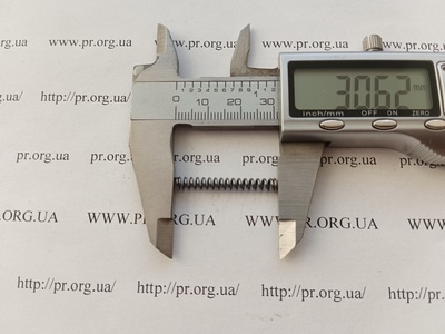 Пружина сжатия 0,8 х 4 х 30,5 (Артикул: A1181)