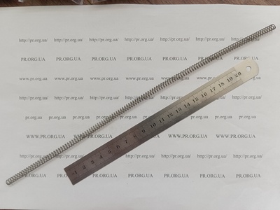 Пружина стиснення 0,8 х 6 х 300 (Артикул: A1182)