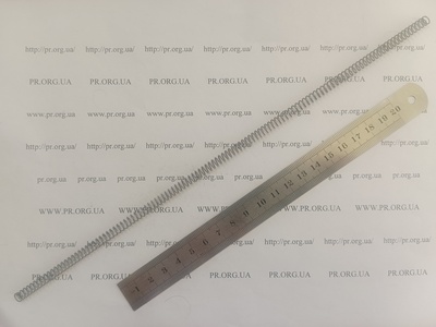 Пружина стиснення 0,7 х 6 х 300 (Артикул: A1187)