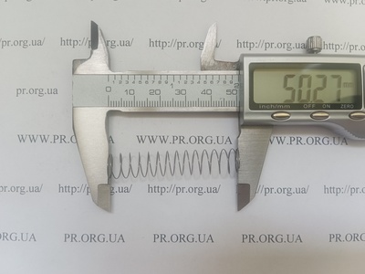 Пружина сжатия 0,4 х 10 х 50 (Артикул: A1192)
