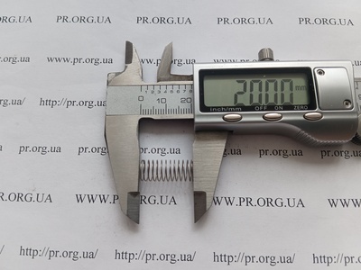 Пружина сжатия 0,4 х 8,2 х 20 (Артикул: A1195)